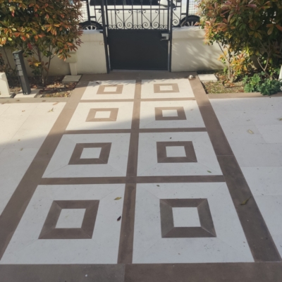 Pietra Apricena e Autumn Brown